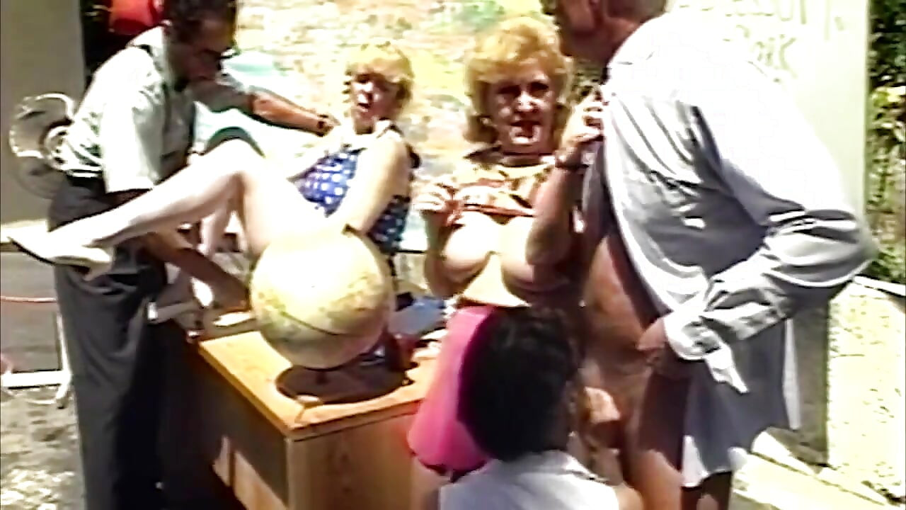 Grannies Host Wild Anal College Group Orgy