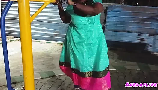 Teenage boy tries to have sex with Tamil married woman exercising at playground