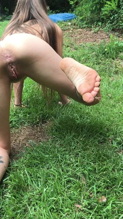 Pissing like a dog slave bitch