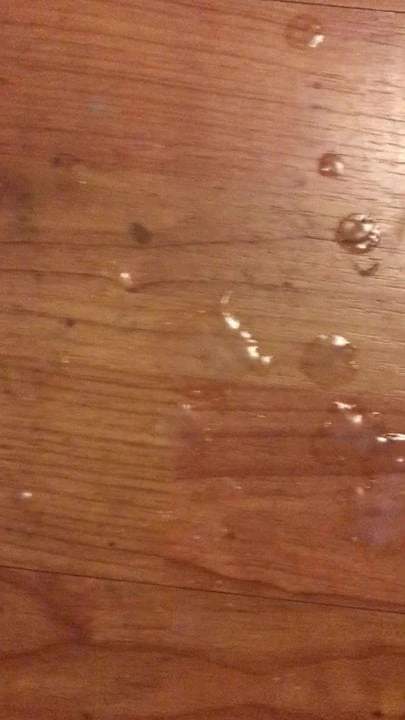 Cum dumped on my floor