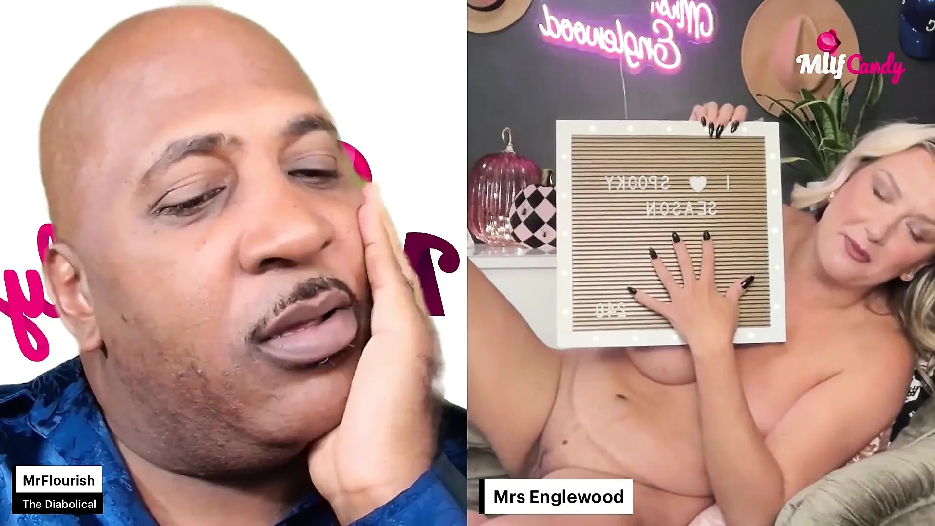 Mlifcandy Naked Podcast of Mrsenglewood and Host Mrflourish