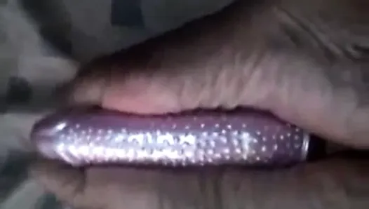 BBW Ebony Plays With Her Dildo Tease