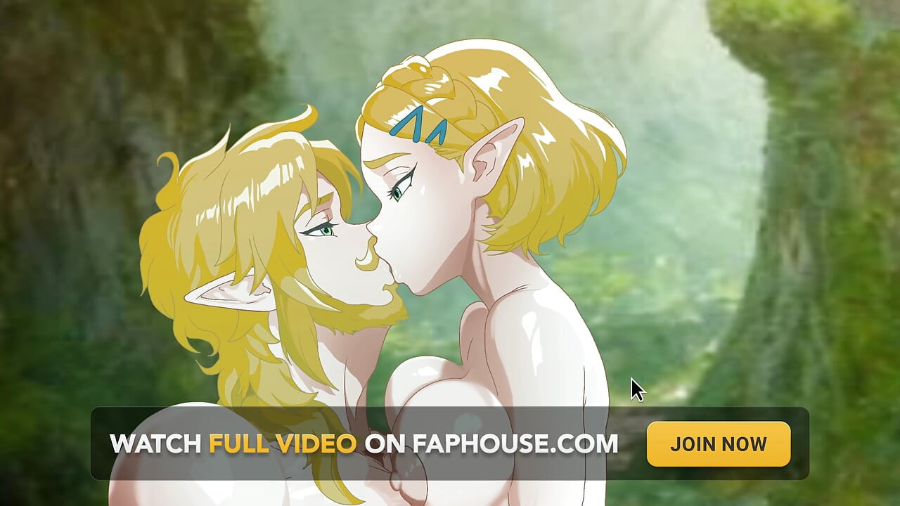 Legenden om Zelda. Link og Zelda Hentai Parodi
