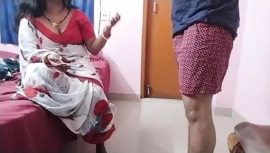 Indian desi milf fucked by her stepson in her tight asshole