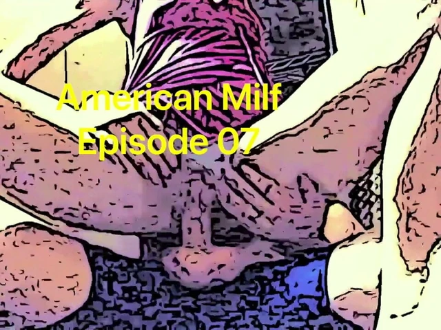 Fucking my Pussy Close-Up, Cartoon American Milf 07
