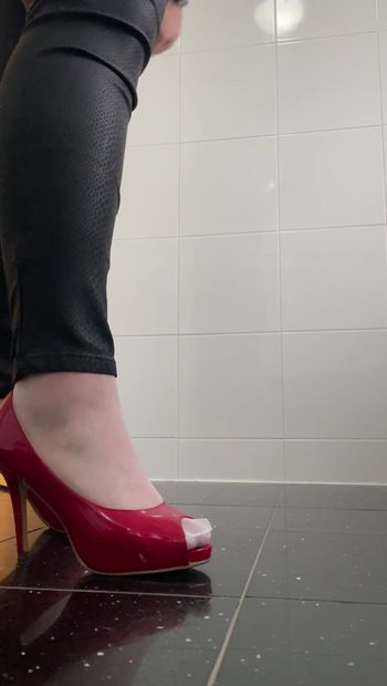 High heels try on 1