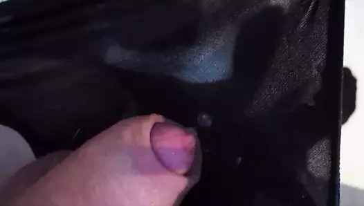 ıslak külot ile damlayan precum