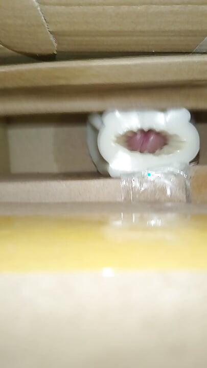 Cum inside homemade silicone pussy 2