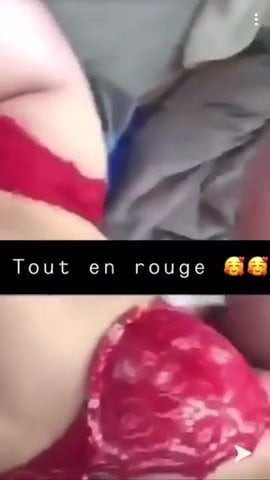 Red lingerie slut