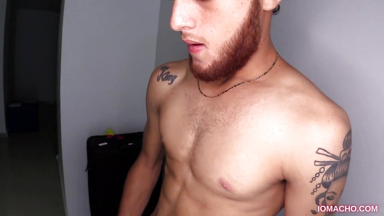 Latin Boy Ruso Beating His Meat
