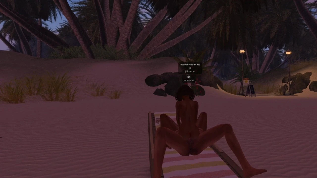 Second-Life-Sex - Ficken am Strand mit Sound
