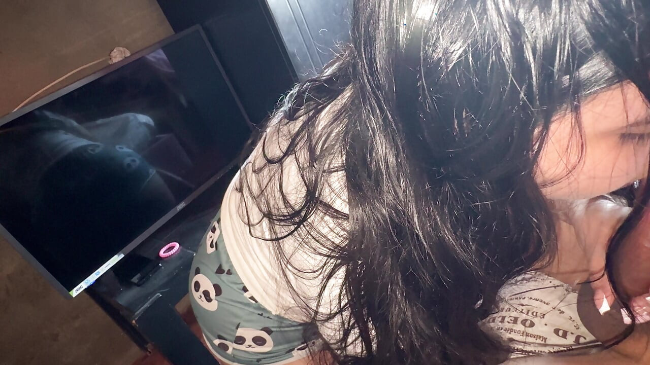 Stepsister and stepbrother are left alone at home and end up having sex