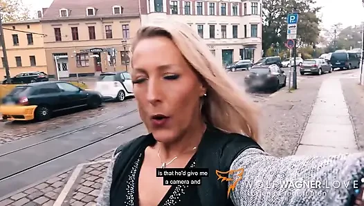 Lezbo Lena ve Lana yaramaz kör randevuya çıkıyor! Wolf Wagner