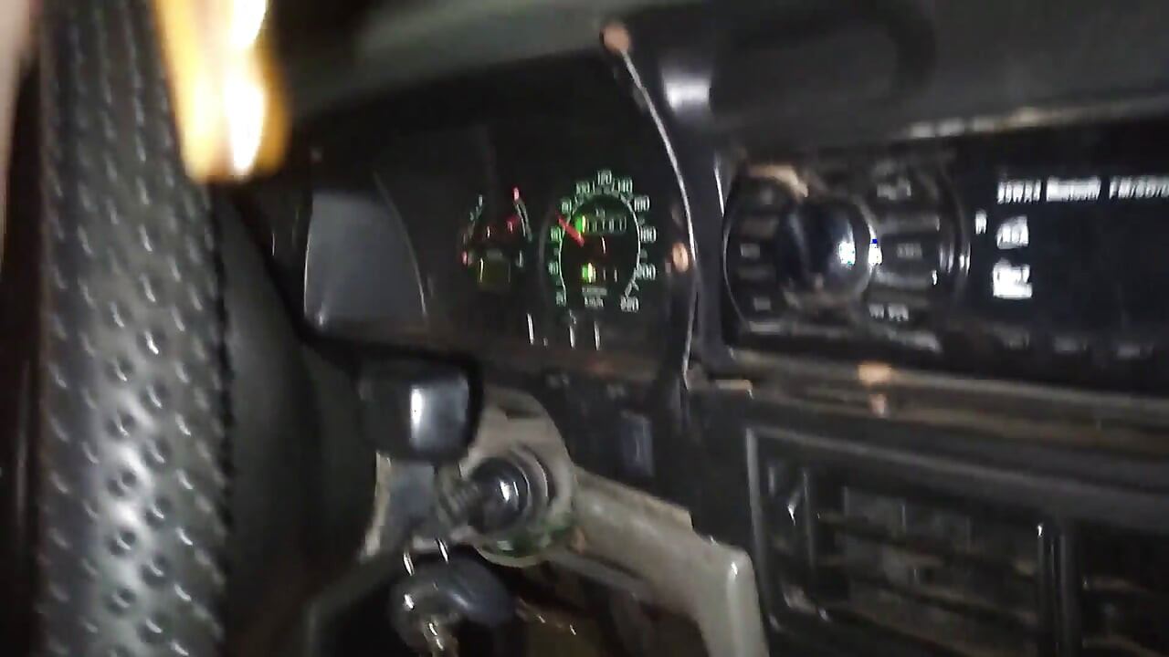 Ele me deu no carro