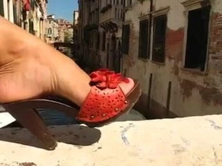 high heel mules