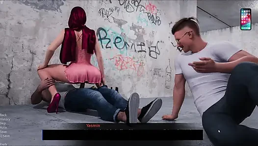 Yasmin Fucked By Group Of Stranger Guys Infront Of Her Cuckold Husband