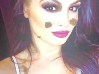 WWE Paige трибьют спермы