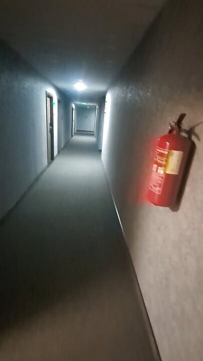 Hotel corridor