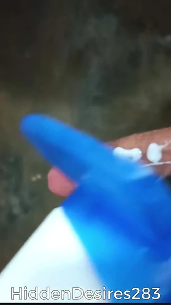 Emotional moment from "Close masturbation footage with my big vip"