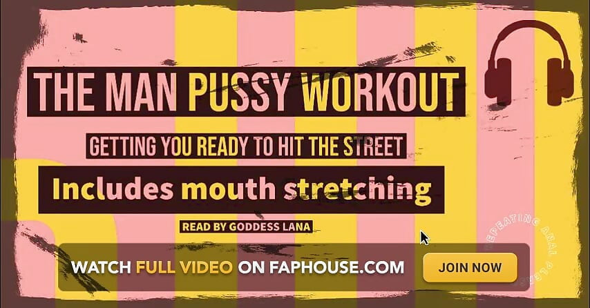 AUDIO ONLY - Ich mache deine mann-muschi und dein mundloch bereit für die straße