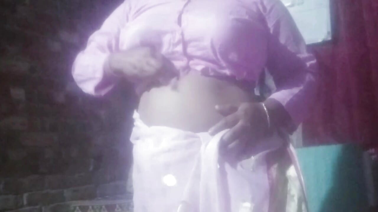 Beautiful Indian Bengali sexy girl wearing white clothes makes a self-masturbation video.
