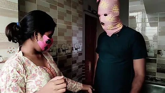 Elder Step-stepsister Teach Sex Her Step-stepbrother in the Kitchen