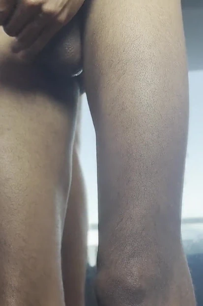 Eating My Bitch Standing up and Showing It to My Friend