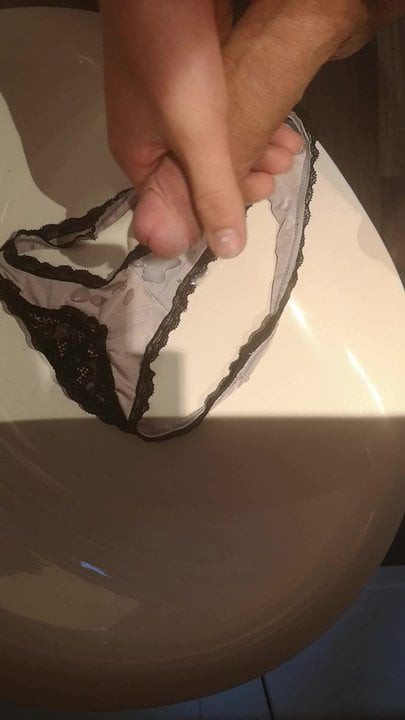 Cum on panties