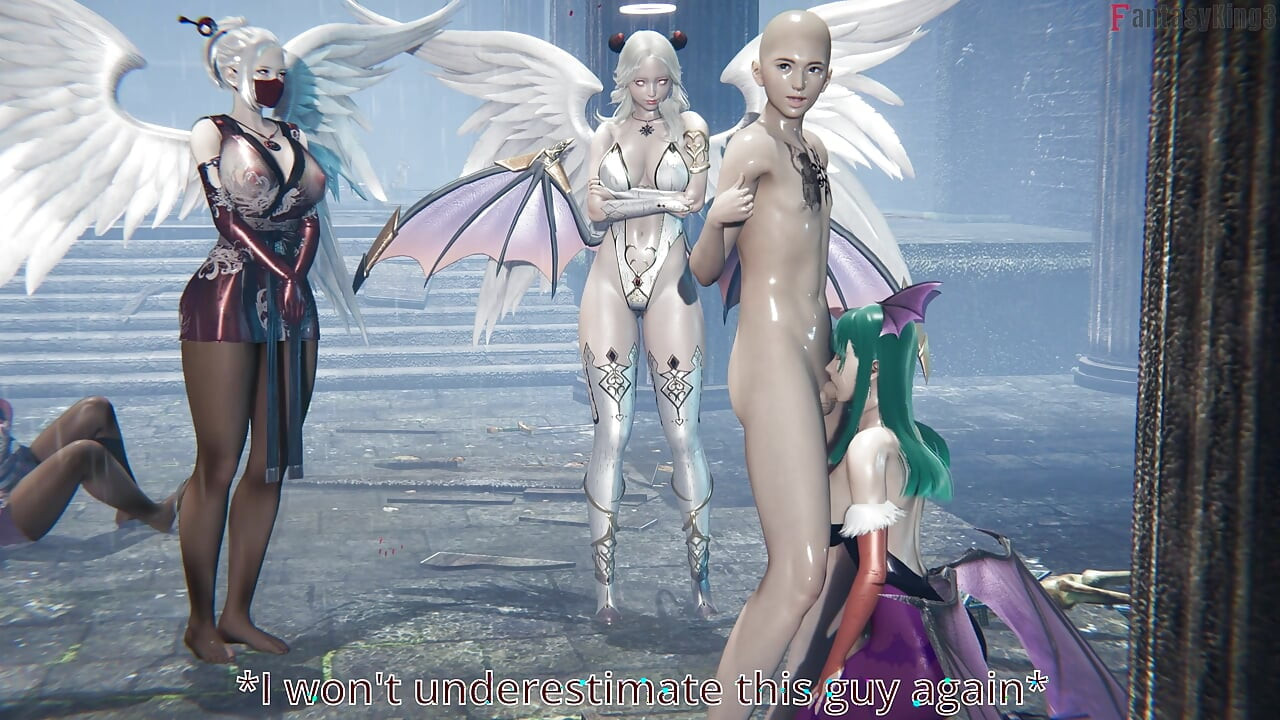 Η Succubus Morrigan χάνει τον αγώνα και κάνει μια πίπα ως τιμωρία της - Soma Seals 10