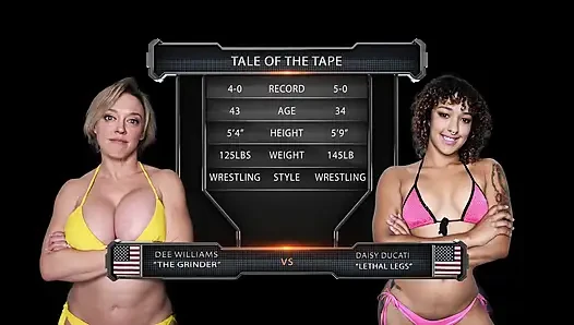 Daisy Ducati Vs Dee Williams Female Wrestling