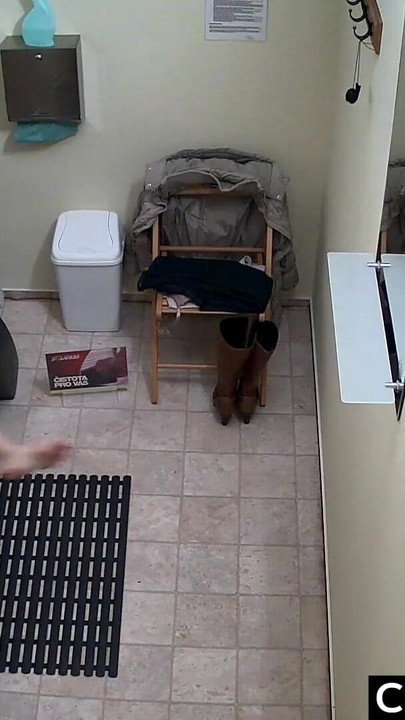 Jaw-dropping moment from "Beautiful Teacher Caught in Czech Solarium"