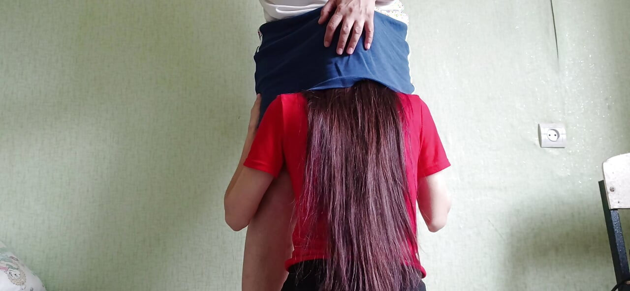 My Shy Neighbor Climbed Under My Skirt Without Asking, but I Liked It