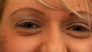 Blonde gets fucked in every hole