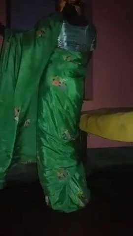 Satin Silk Saree Bishu Crossy