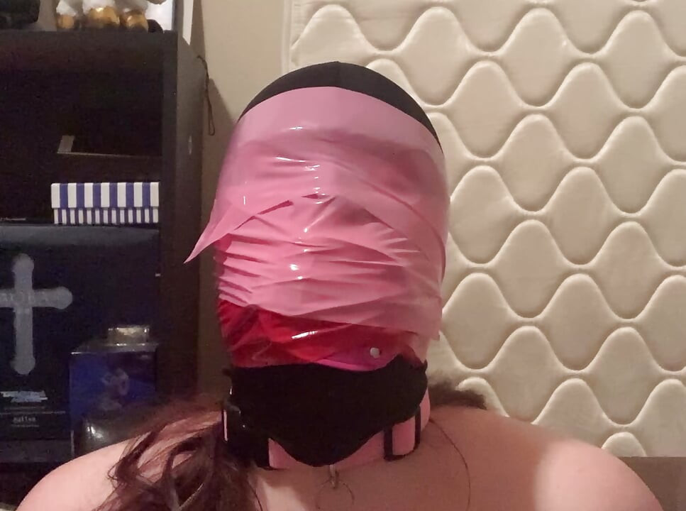 Fake lips wrapped in tape