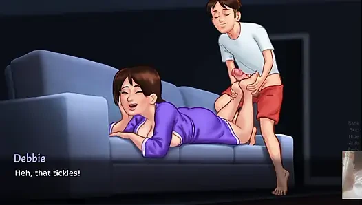 "SUMMER TIME SAGA"NEW UPDATE! HOT STEP-MOM DEBBIE CAUGHT ME JERKING!