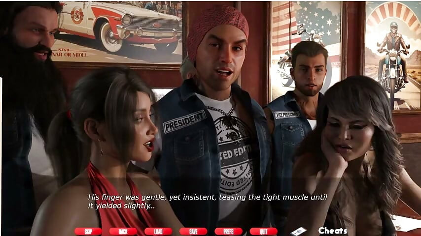 Frecher nachbar - Gameplay - rollenspiel - MILF tanzt und fingert im Minikleid in der bar