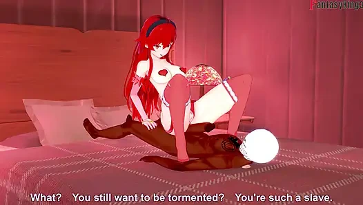 Eris Boreas karısı izlerken ilk büyük zenci - mushoku tensei 5