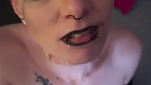 Kirbyred - boşalma ve yüze boşalma derlemesi