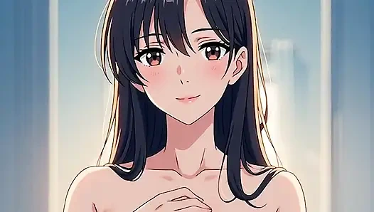 Видео без цензуры 18-летняя аниме-девушка, 3D мультфильм крупным планом Kiidzy Animates, Сгенерированный ИИ мультик контент, 3D анимация