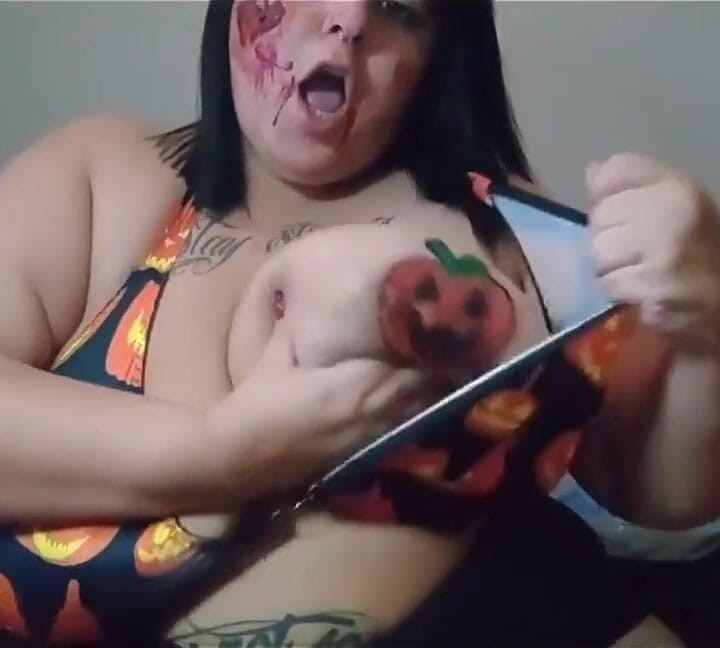 Hallowen with the Naughty BBW - Mary Jhuana