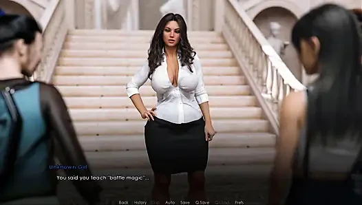 Akademi nafsu: dunia sihir dan payudara milfy besar. Ep 6