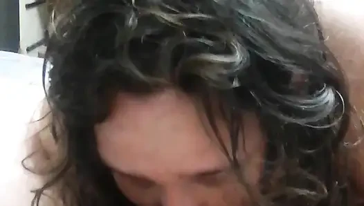 Stepmommy sucks step son Jhnonny's cock & Doggystyle & missionary fuck c...