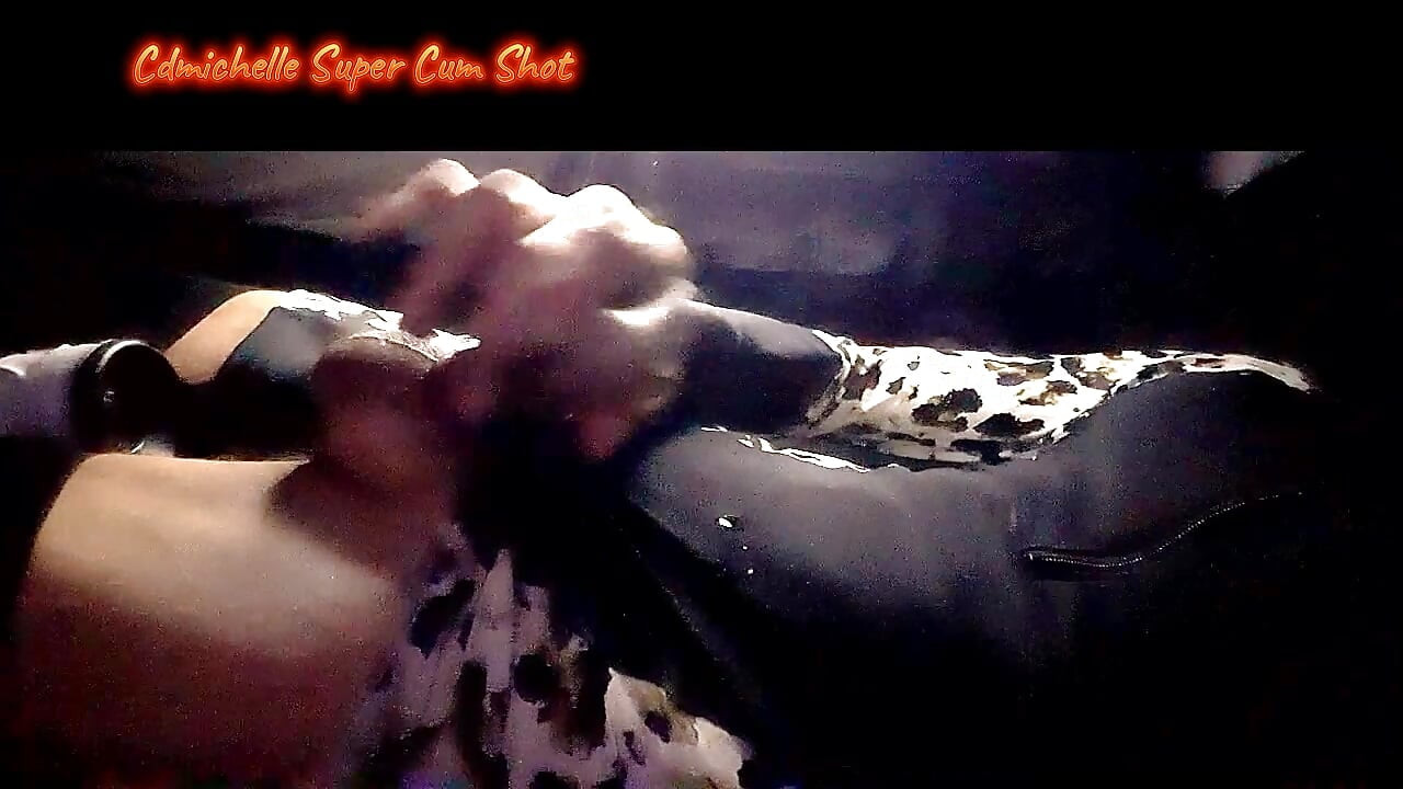 Crossdresser Cdmichelle Super Cum Shot Licking up PreCum