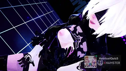 mmd r18 2B Chewy Nier Automata cosplay big ass want to fuck hard cheating queen fuck furry 3d hentai big dildo