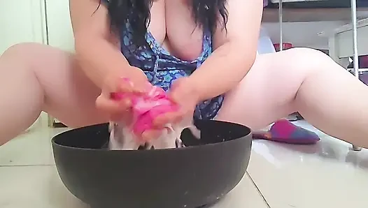 I caught my stepsister cleaning