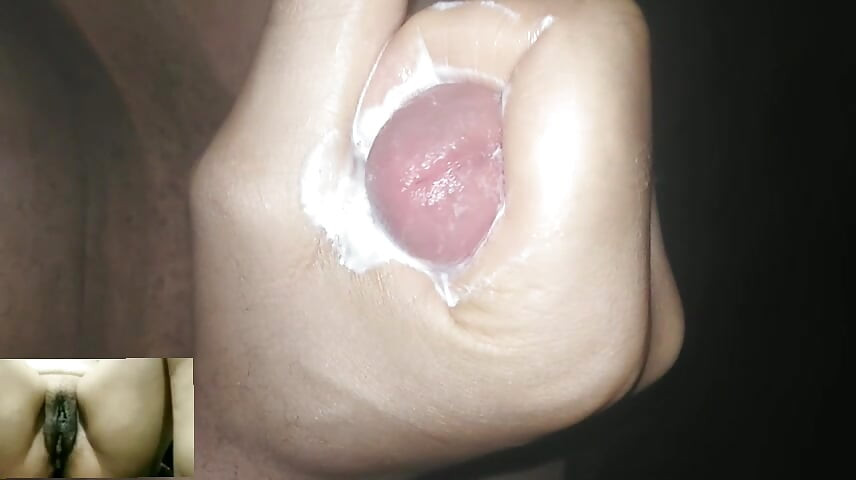 Solo Masturbation on a video call