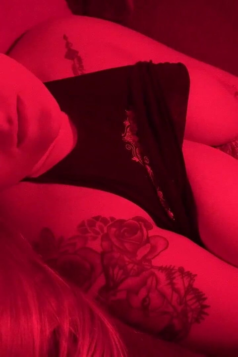 Solo de luz roja intensa