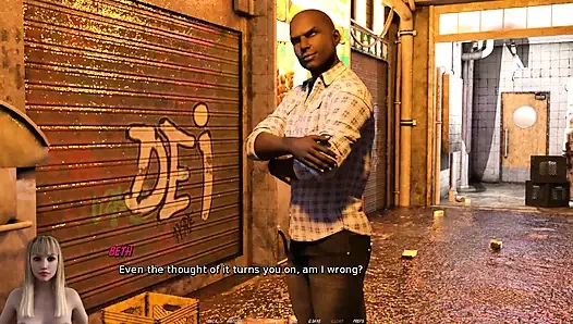 Хотвайф Эшли: муж дома, а его жена в общественном туалете с большим черным членом, эпизод 35