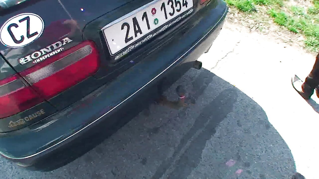 Esmer genç kız iki yarağa sakso çekip biniyor